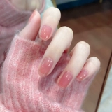 Наклейки для ногтей, демисезонные милые водостойкие накладные ногти для ногтей, популярно в интернете, долговременный эффект, готовый продукт