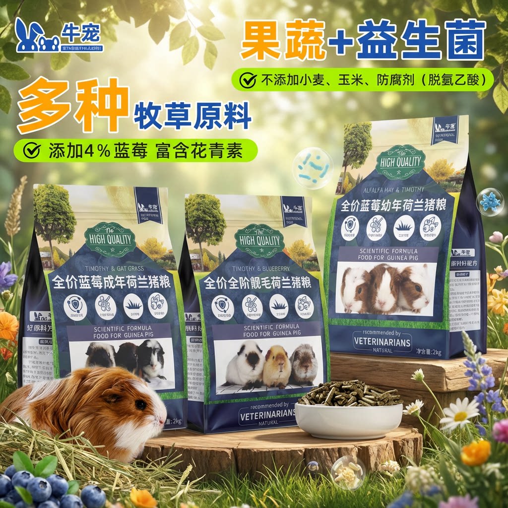 提摩西草粮主粮豚鼠饲料美毛高纤图片