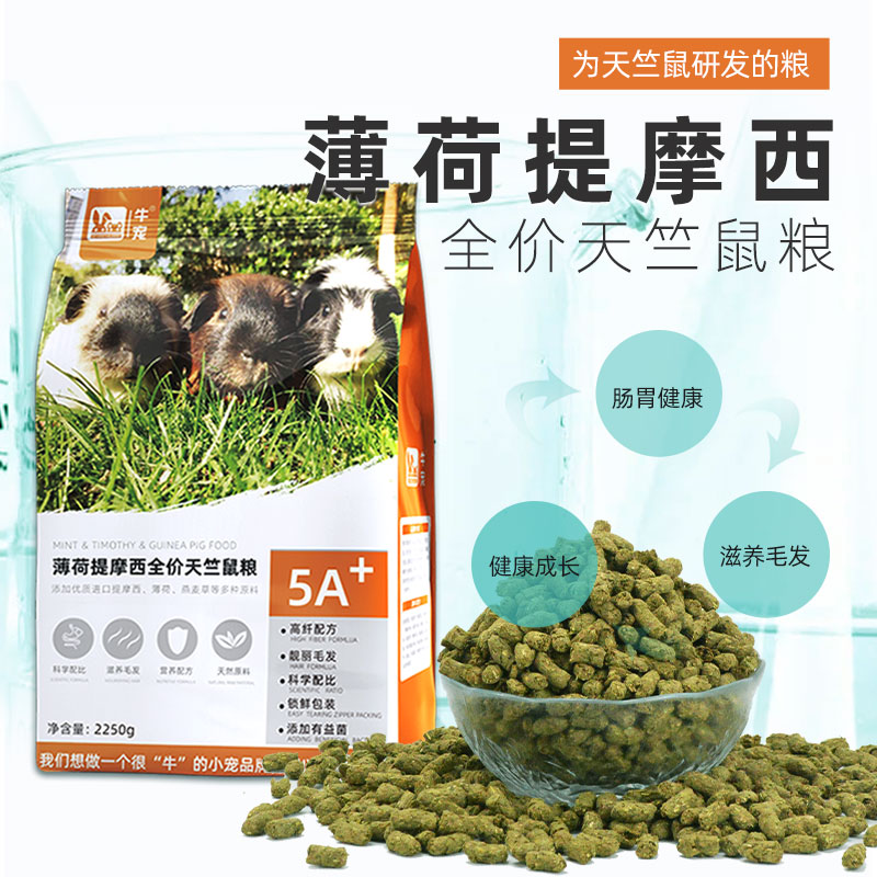 荷兰猪粮食提摩西草牛宠主粮