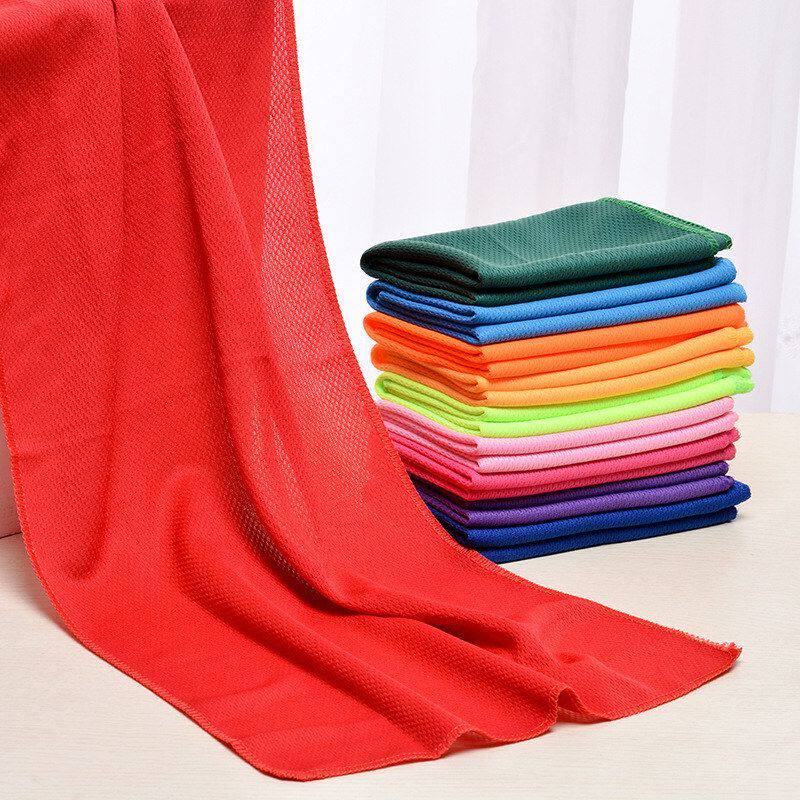 双面绒跨境批发吸水瑜伽铺巾运动毛巾纤维吸汗健身速干超细