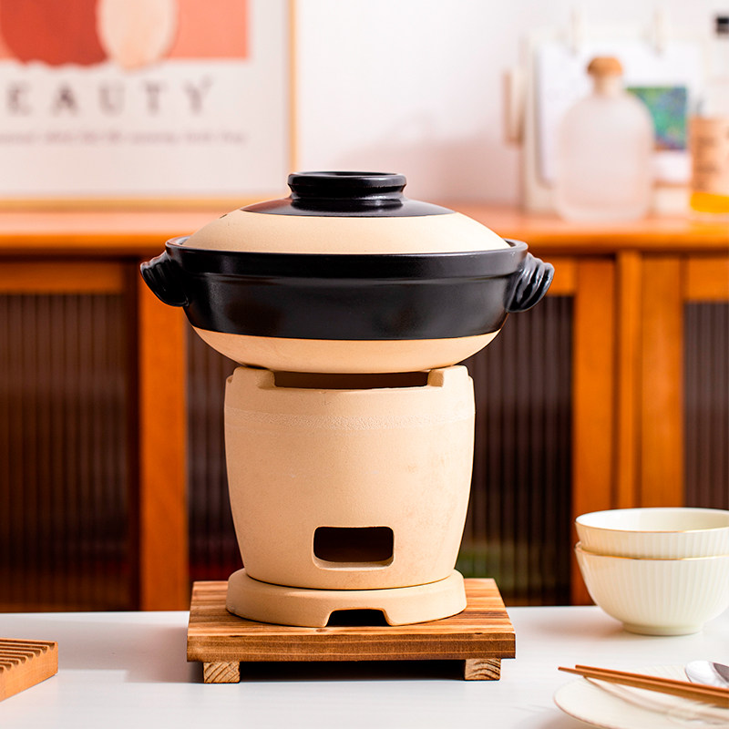 打边炉炭炉木炭围炉火锅老式土砂锅炖锅家用户外烧烤泥炉煮茶炉子