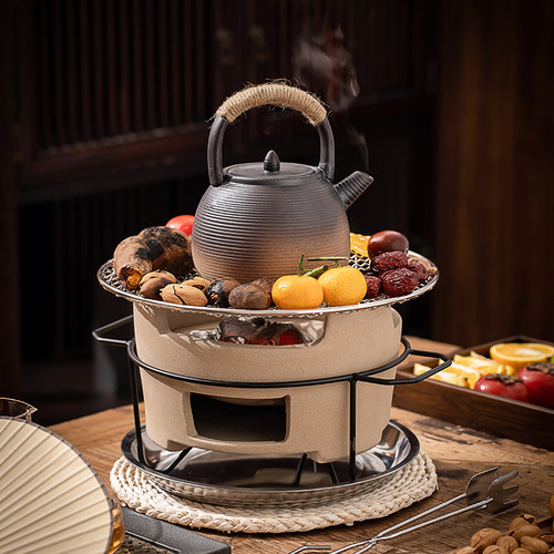 瓷渊阁冬日网红围炉煮茶烤茶炉