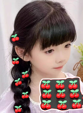 儿童日式小樱桃发夹造型发扣