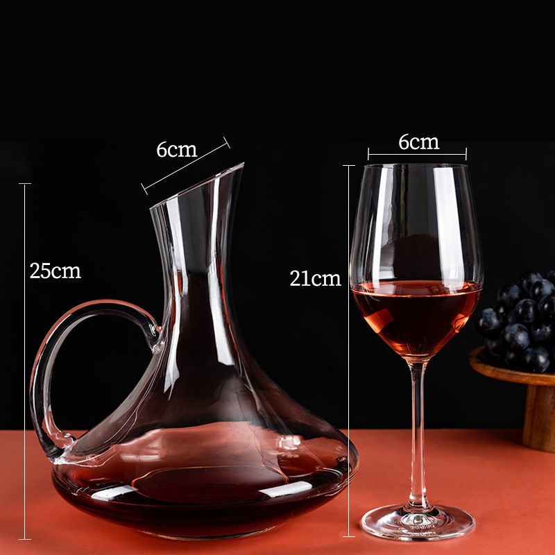 无铅红酒杯子红酒b杯醒酒器套装家用高脚杯红酒醒酒器