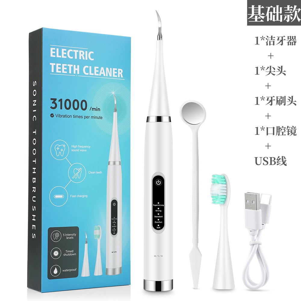 110v220v新品电动洁牙器家用口腔洗牙神器牙齿白仪台湾跨境出口