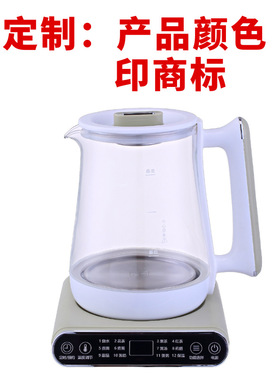 养生壶家用多功能烧水壶小型热水壶玻璃煮茶器英110V定制煎药壶