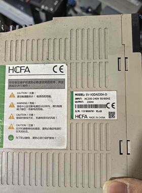 禾川驱动sv-x3da020a-d 电机都有货漂亮200W
