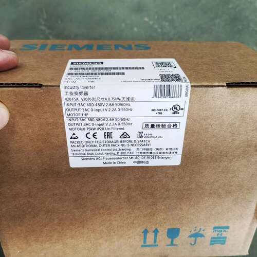 议价V20 FSA V20 0.75kw三相变频器 全新原