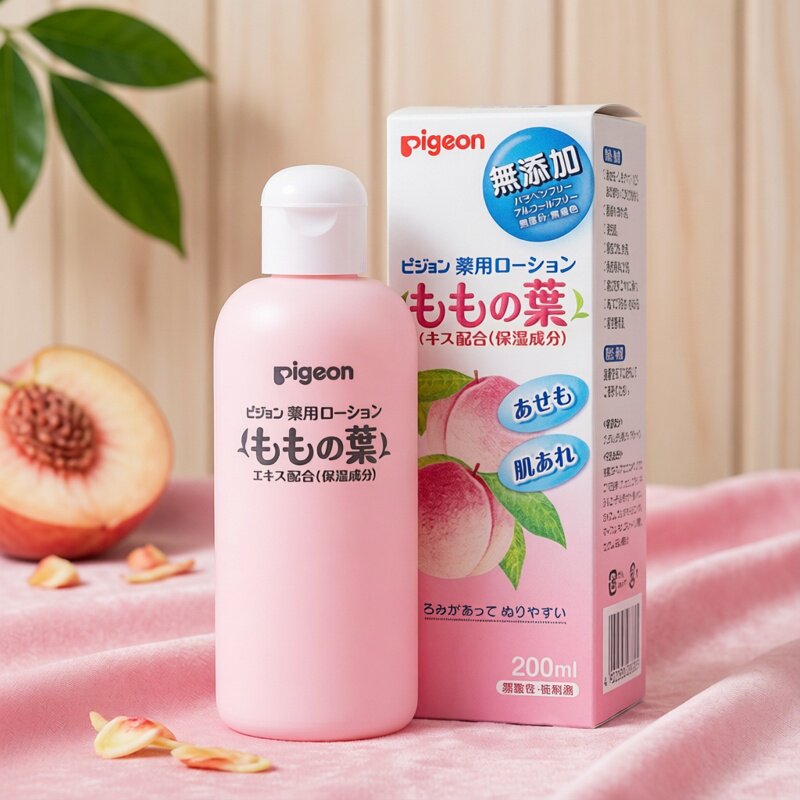 跨境进口 日版贝亲桃子水桃叶精华水 贝亲爽肤水200ml
