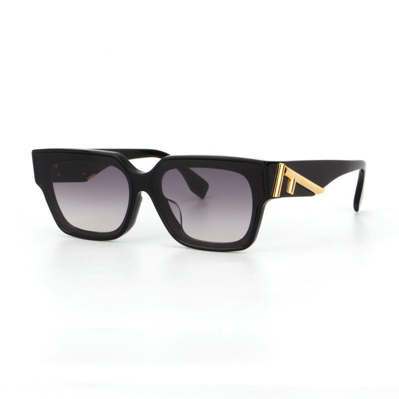 fendi芬迪太阳眼镜男新款潮流f金标logo时尚方框fe40099f墨镜女