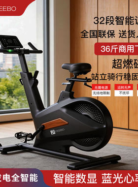 FEEBO菲柏动感单车家用自发电智能商用蓝牙调阻室内健身脚踏单车