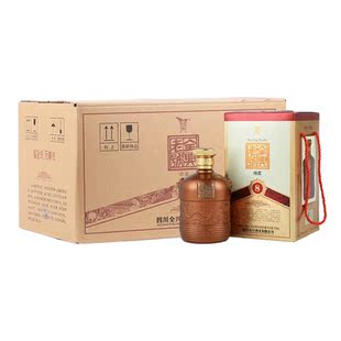 全兴老号绵柔8优级42度浓香型纯粮固态法白酒500毫升*6瓶盒装整箱