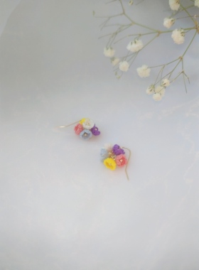 sugar手作钩织5朵花团蕾丝线