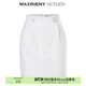 高腰半身裙 MAXRIENY烫钻立体包臀裙秋季 奥莱