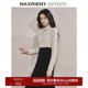 修身 蕾丝雪纺衫 MAXRIENY贵雅新中式 盘扣 奥莱