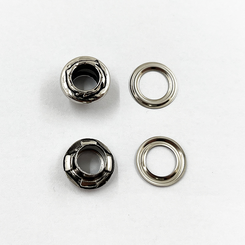 thumbnail for Zinc Alloy Retro Eyelet Buckle Clothing Luggage DIY Decorative Button Accessories Antique Silver Shoelace Air Eye Buckle in Stock