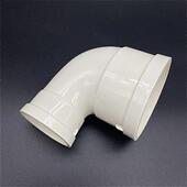 4接头 110异径弯头大转小直角曲200 国标PVC排水管配件75变50 160