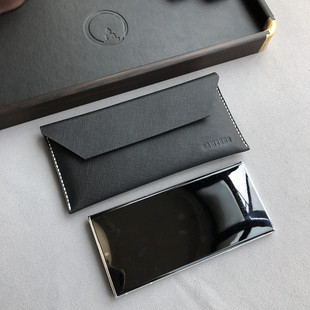 Ultra真皮手机套S24PLUS牛皮皮套S24U手机包S23 plus保护套S24 三星S25 适用于手机套十字纹信封款