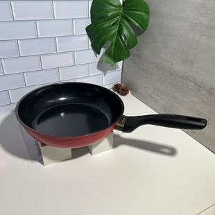 乐扣乐扣大煎锅不粘锅平底锅26cm电磁炉燃气灶通用无盖子特价