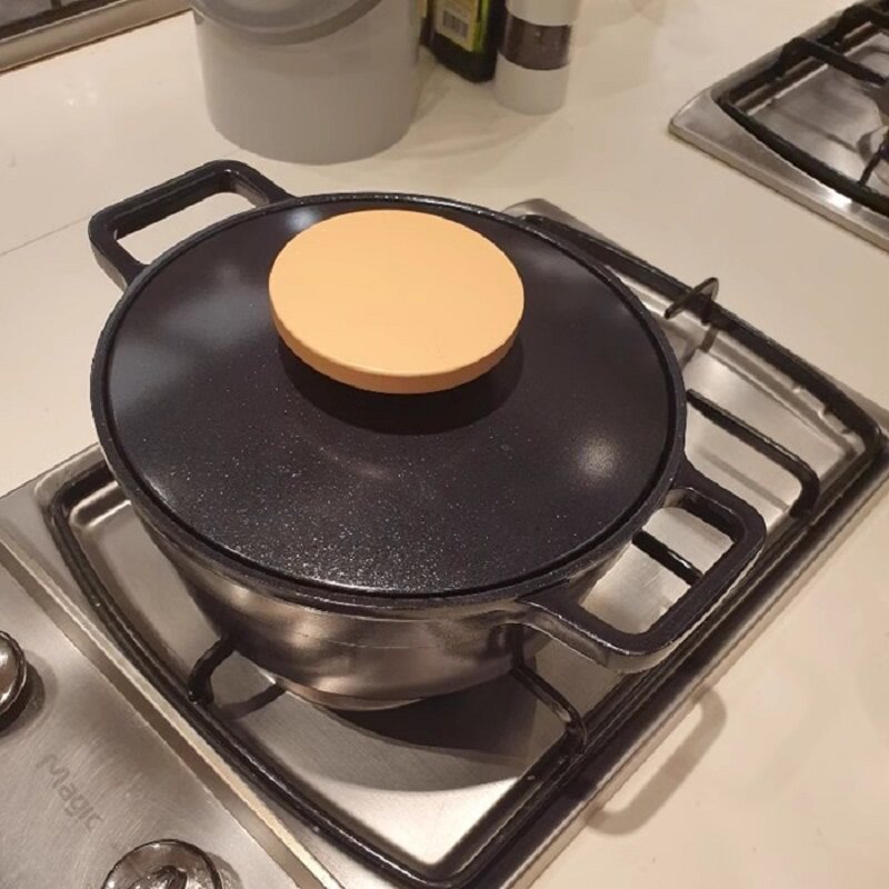 韩国直邮Lock乐扣汤锅陶瓷不粘汤锅煮面锅炖锅燃气锅具宝宝辅食锅