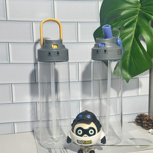 乐扣乐扣水杯子tritan塑料男女成人直饮杯大容量便携运动健身水壶