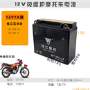 18A弯梁110电瓶12V7A蓄电池免维护 钱江摩托车150电瓶QJ150