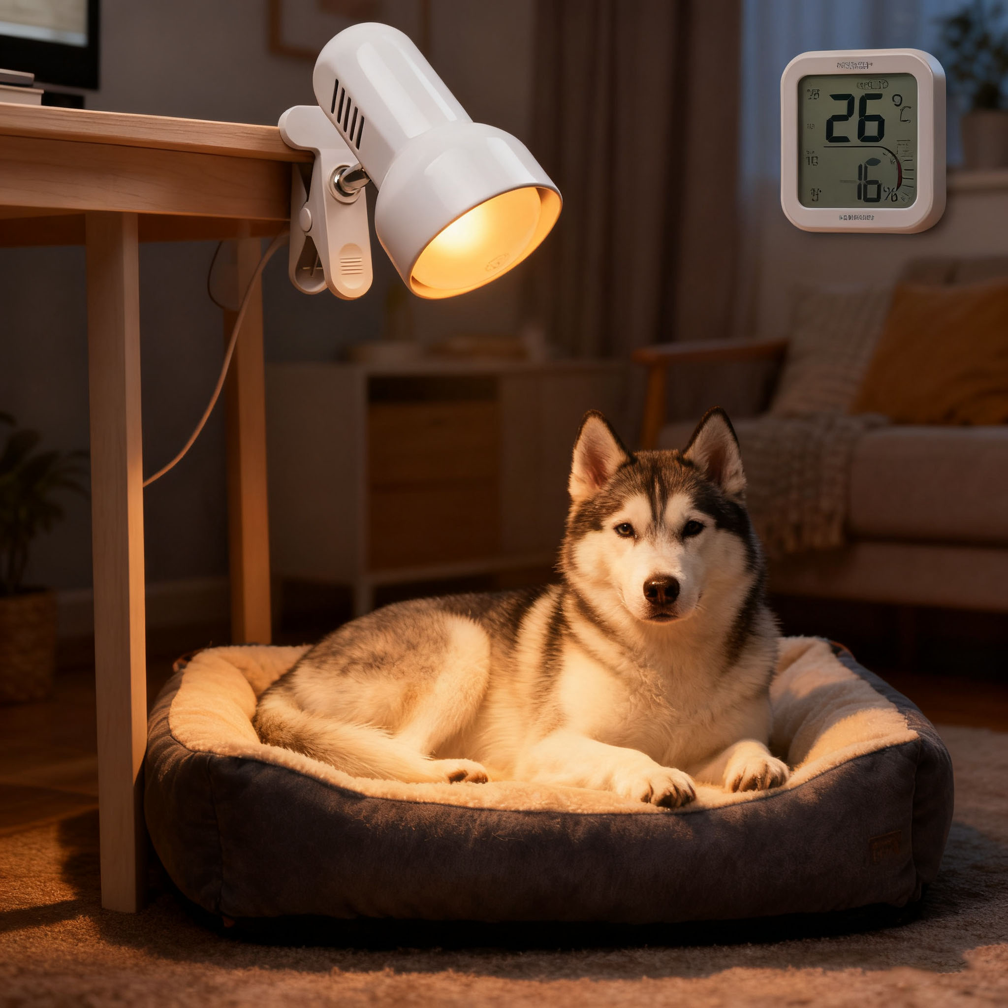 狗狗专用取暖灯宠物保温灯狗加热灯暖灯恒温小太阳金丝熊笼子小型