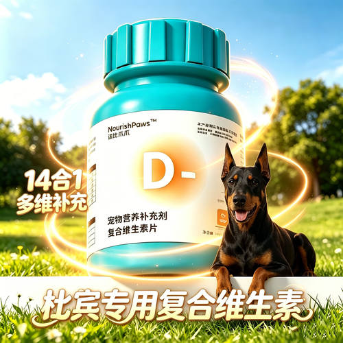 杜宾专用狗狗复合维生素b族片b1b12营养宠物小狗吃的多种维生素