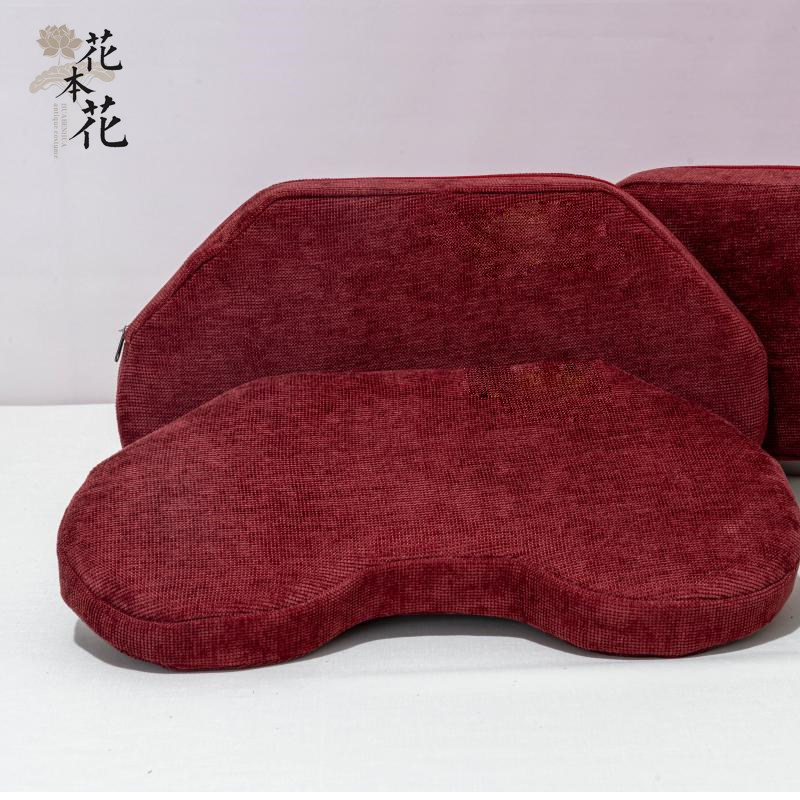 花本花蒲团打坐垫冥想禅修小巧方便出差携带可拆洗坐垫家用打坐品