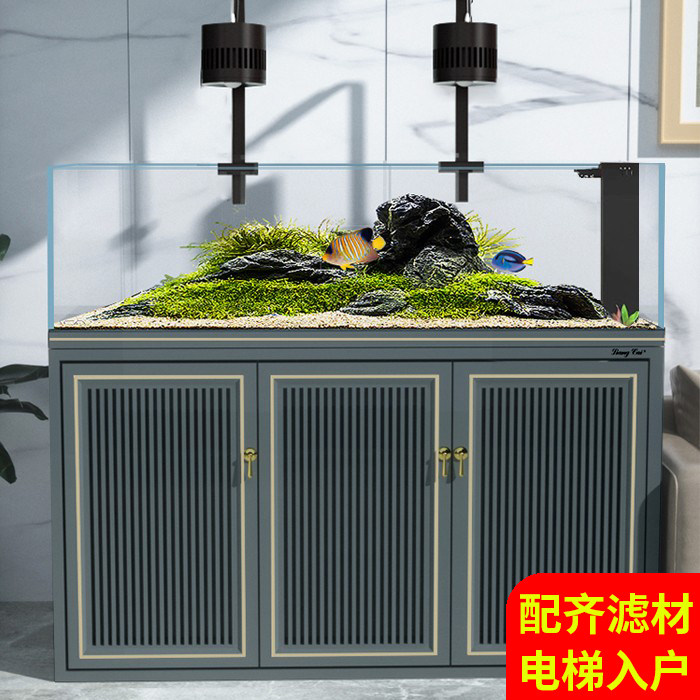 超白玻璃兰寿水草鱼缸水族箱家用客厅小型生态底过滤免换水金鱼缸,宠物/宠物食品及用品,桌面缸,淘宝优惠券,粉丝福利购,淘宝优惠卷