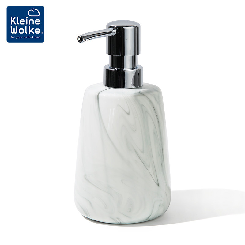 Kleine Wolke德国进口浴室沐浴露瓶分装瓶乳液按压瓶陶瓷洗手液瓶,家庭/个人清洁工具,乳液器,淘宝优惠券,粉丝福利购,淘宝优惠卷