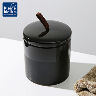 Kleine Wolke德国进口北欧陶瓷棉签收纳盒轻奢首饰储物罐化妆棉盒