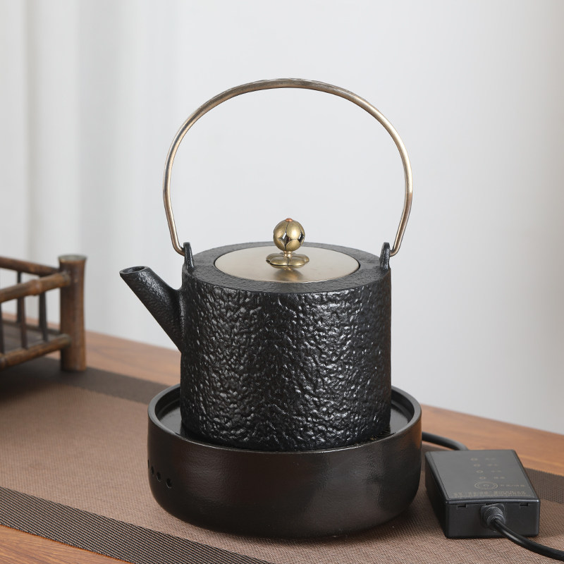 铁壶泡茶专用铸铁烧水壶电陶炉煮茶器仿日本手工铁茶壶煮水壶套装