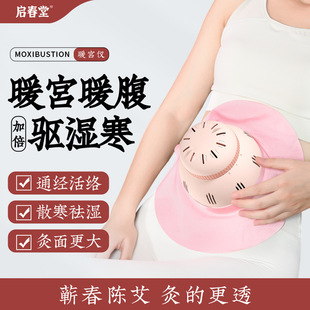 启春堂艾灸盒随身灸家用热敷肚子腹部中医专用罐暖肚腰部艾炙器具