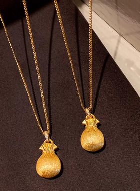 新年福袋钱袋子吊坠项链