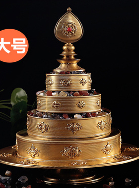 五明金刚十字杵大号曼茶盘