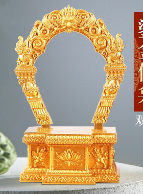 纯铜佛龛供桌家用供佛座台菩萨
