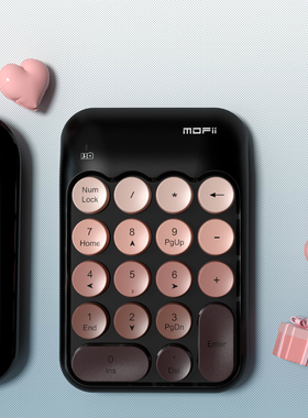 mofii摩天手 X910抖音无线数字键盘主播切机位女生财务笔记本电脑