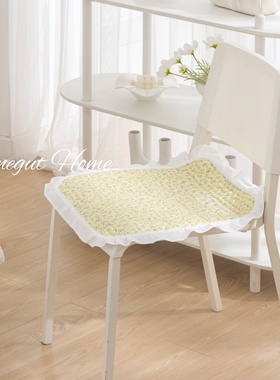 ins全棉薄款棉垫椅垫学生教师坐垫屁垫客厅家用餐桌椅垫汽车座垫