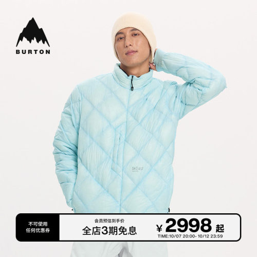 BURTON伯顿官方男士羽绒服保暖