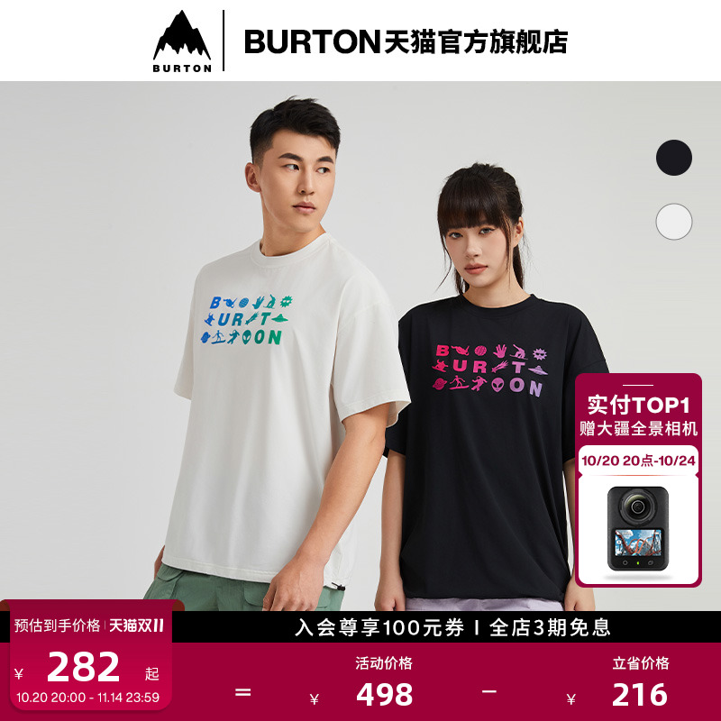 BURTON伯顿官方男女短袖T恤