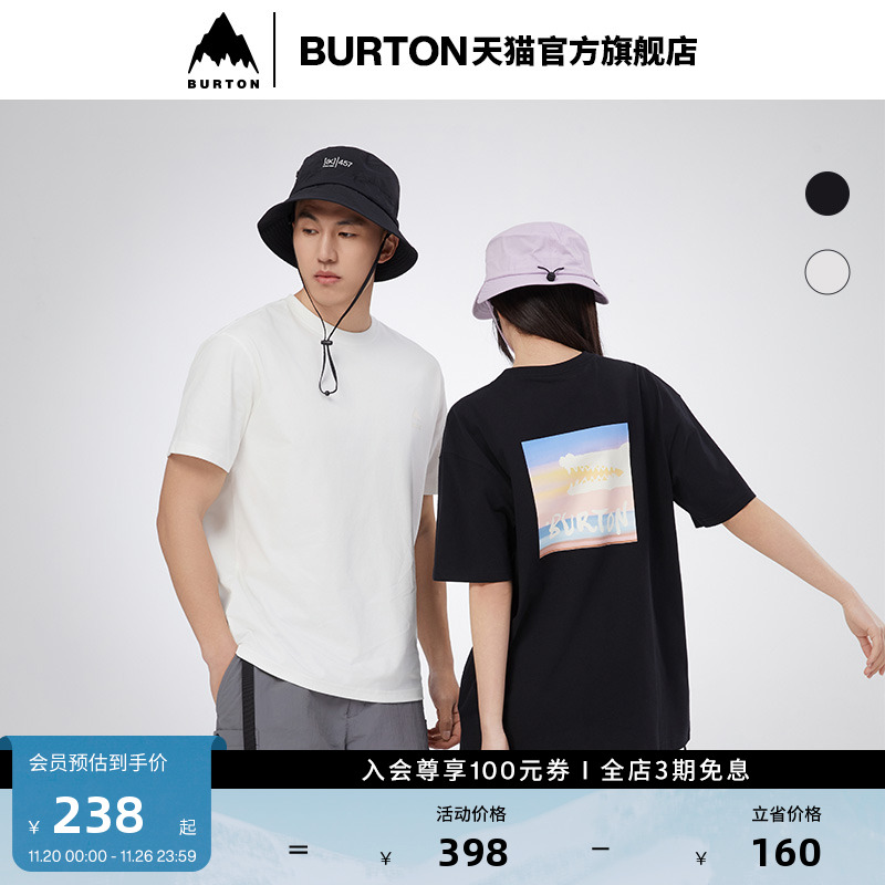 BURTON伯顿官方男女短袖T恤
