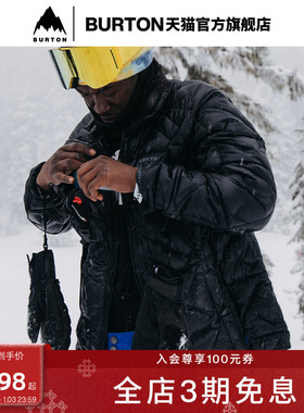 BURTON伯顿官方男士[ak] BAKER羽绒外套御寒保暖滑雪单板220661