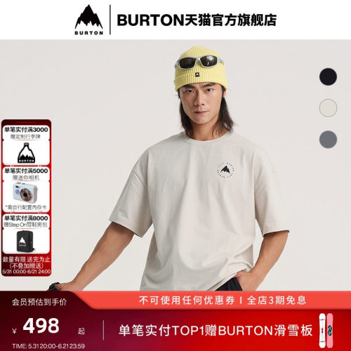 BURTON伯顿男女短袖T恤