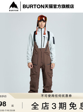 BURTON伯顿25-26雪季新品男AK457滑雪背带裤GORETEX PRO 3L926381