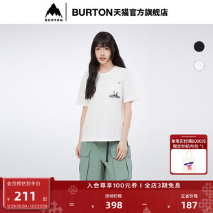 T恤运动754945 BOARD板花短袖 BURTON伯顿官方春夏系列女士 STORY