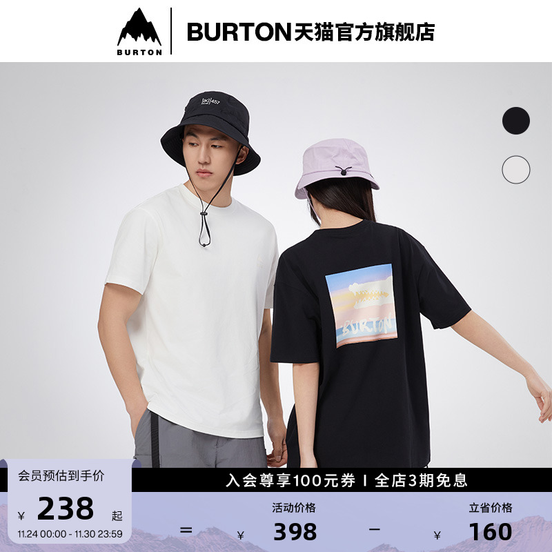 BURTON伯顿官方男女短袖T恤