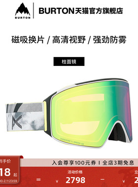 BURTON伯顿25-26雪季新品男女ANON M4 CYLINDRICAL滑雪眼镜203541