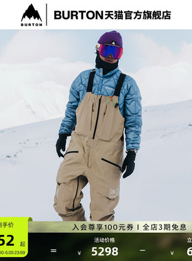 BURTON伯顿25-26新品男[ak]FREE BIRD滑雪背带裤GORETEX 3L100241