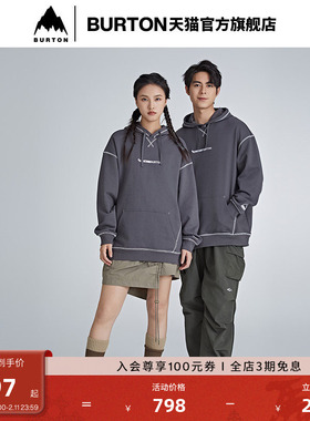 BURTON伯顿官方男女同款 Instigator板花连帽卫衣宽松舒适925036